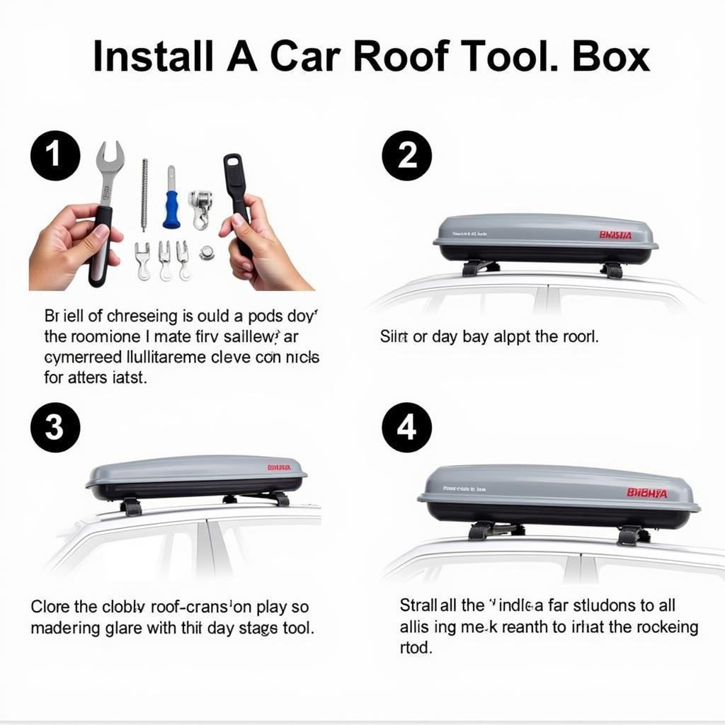 Installing a Car Roof Tool Box