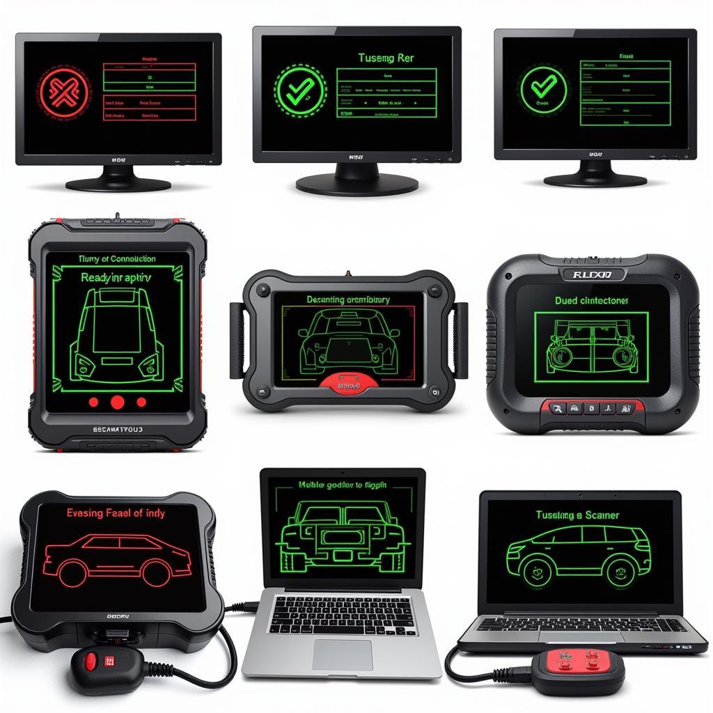 Car Scanner Ready Indicator Lights