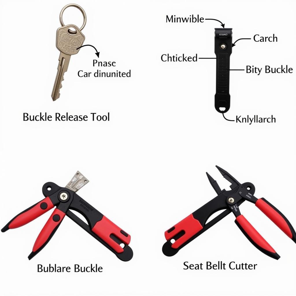 Types of Car Seat Unbuckle Tools