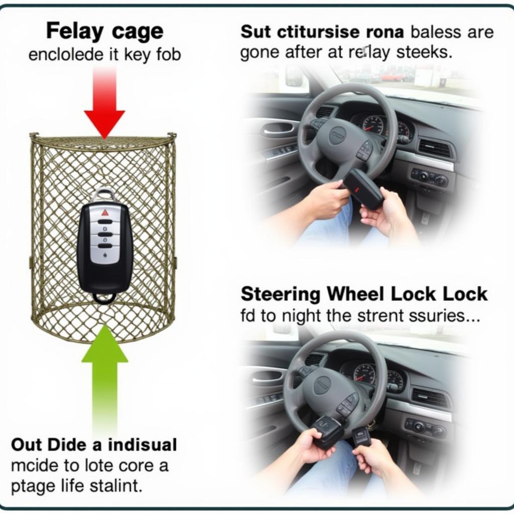 Effective Car Security Measures: Key Fob Protection and Steering Wheel Lock