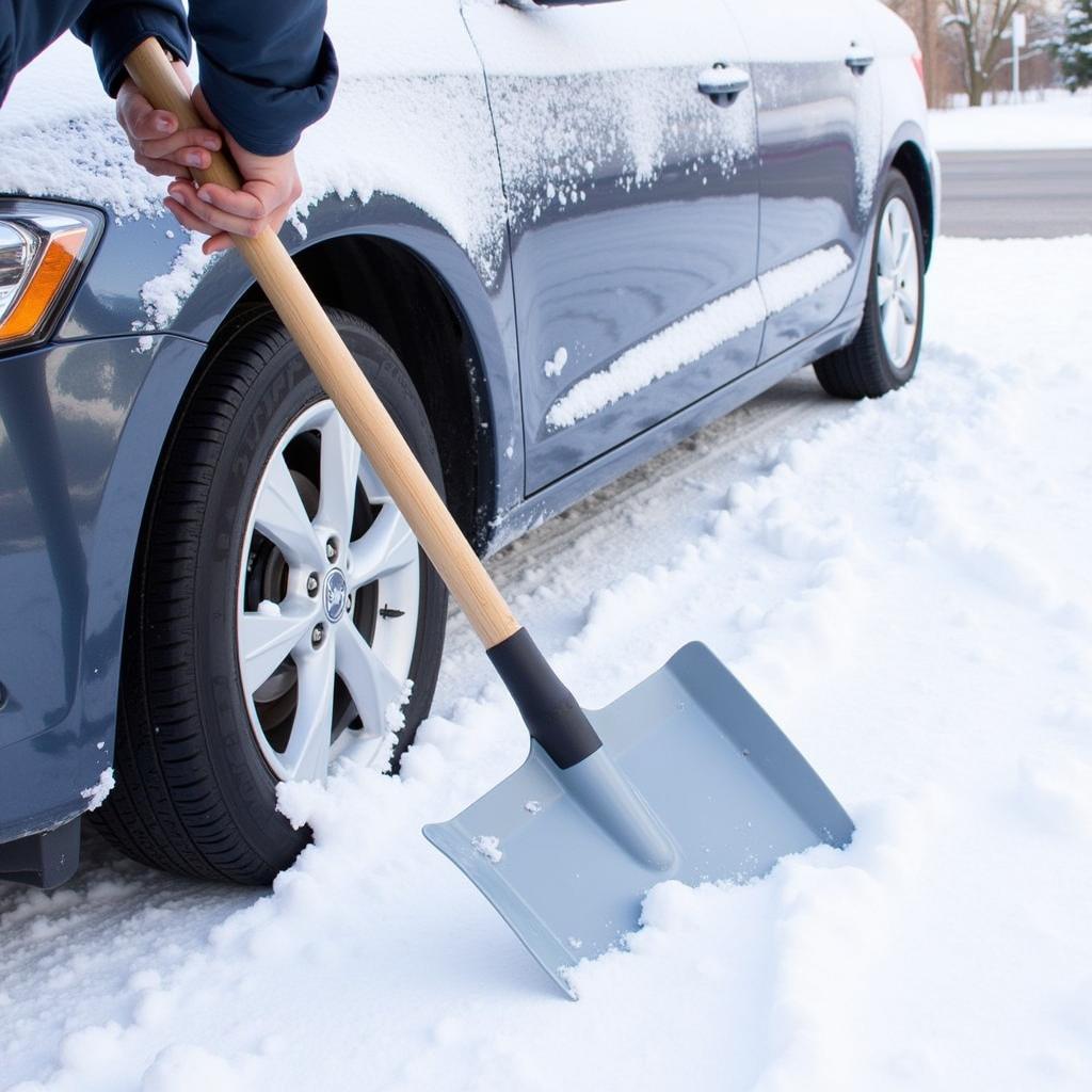 Efficient Car Snow Shovel for Heavy Snow