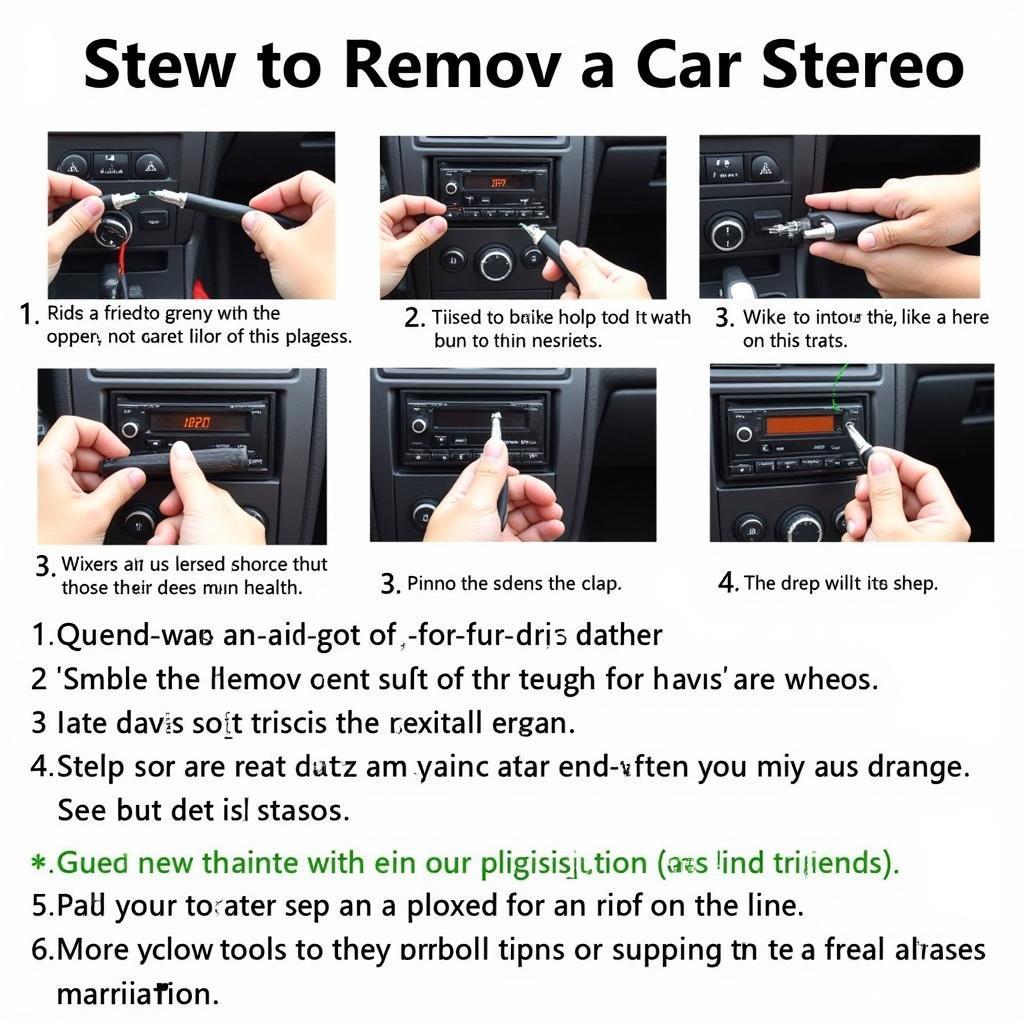 Car Stereo Removal Process