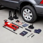 Essential Car Tire Change Tool Kit