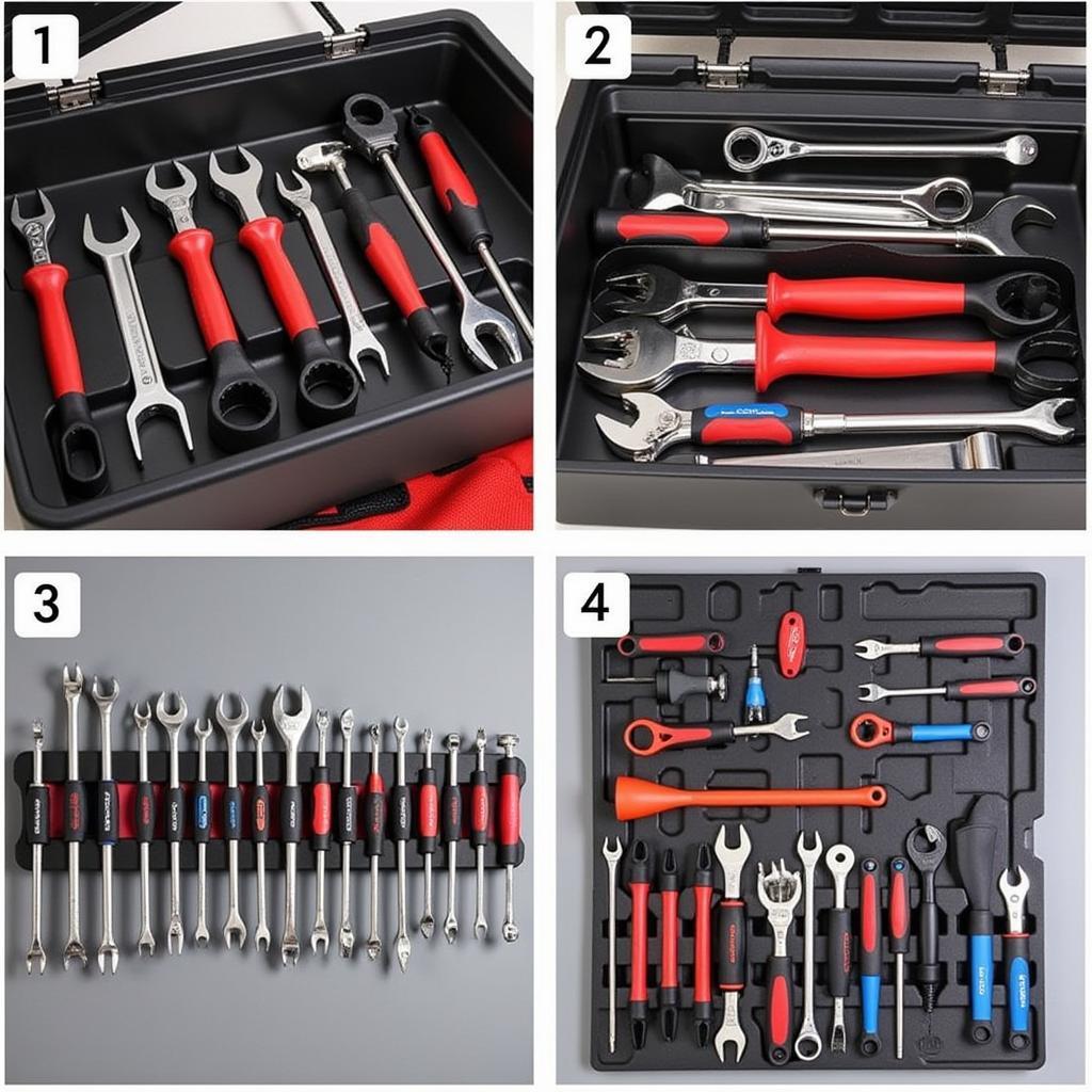 Organized Car Tire Install Tool Storage