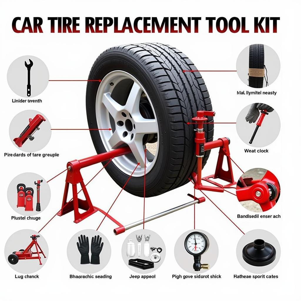 Essential Car Tire Replacement Tools Kit