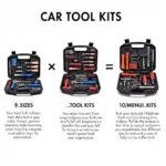 Comparing Different Car Tool Kits