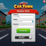 Car Town Hack Tool Interface Screenshot