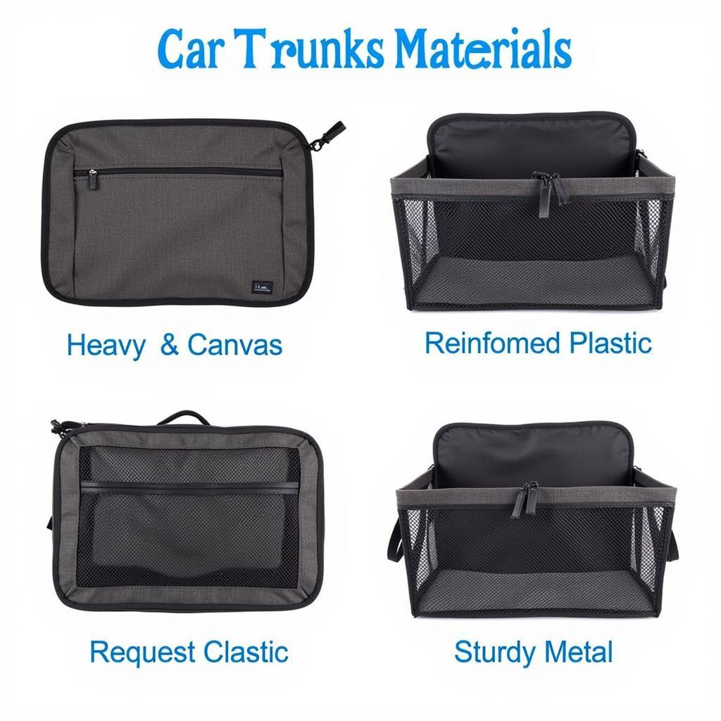 Car Trunk Organizers Made from Different Materials