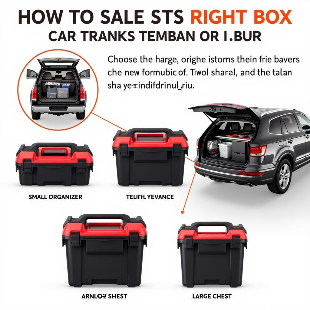 Car Trunk Tool Box Size Options