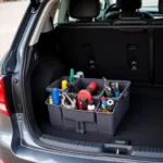 Car Trunk Toolbox Organization