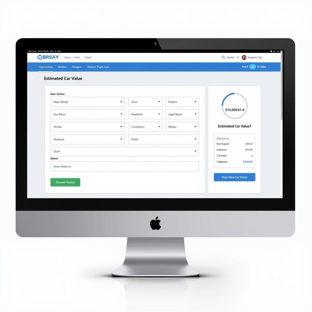 Car Value Tool Dashboard