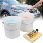 Car Wash Essentials: Mitt, Buckets, and Soap