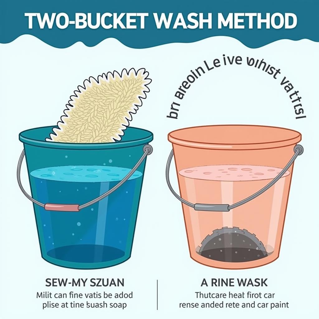 Two-Bucket Car Wash System with Dedicated Soap in 07069