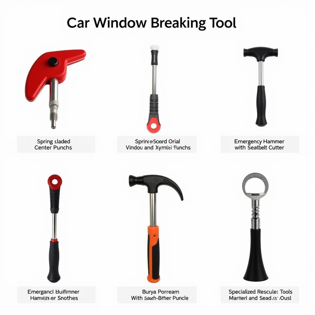 Types of Car Window Breaking Tools