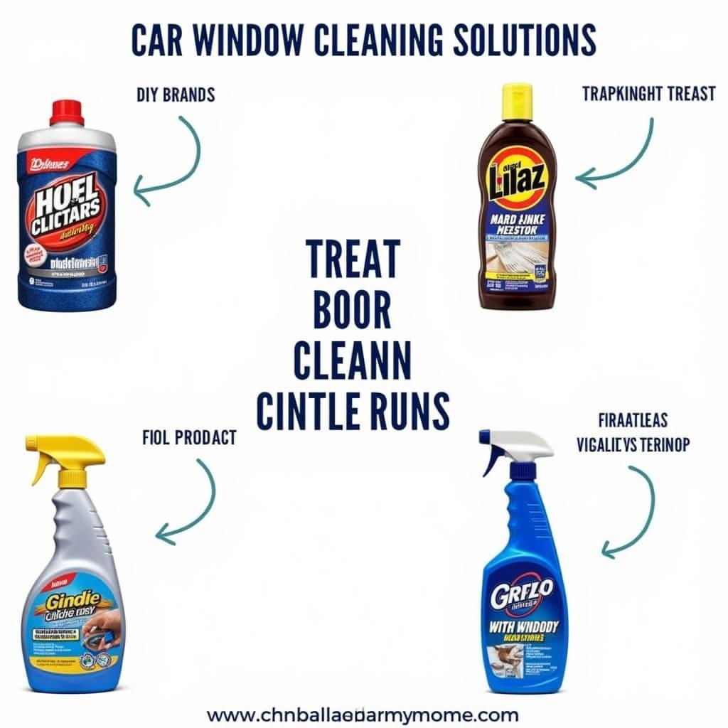 Different Car Window Cleaning Solutions