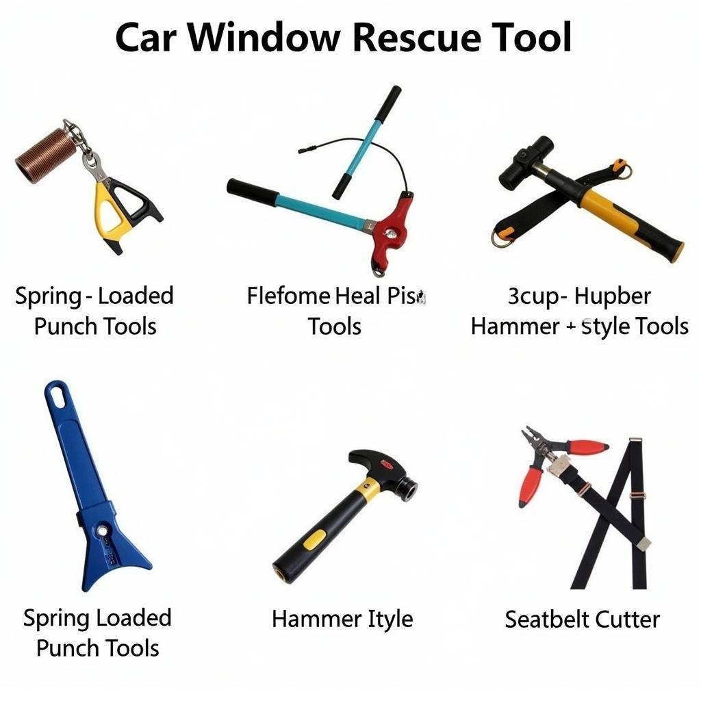 Different Types of Car Window Rescue Tools