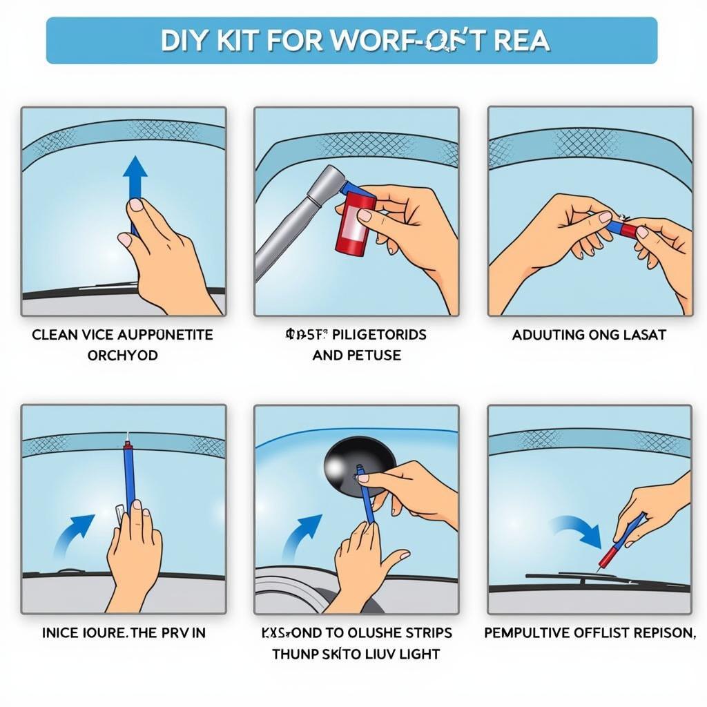 Step-by-step Car Windshield Chip Repair Using a DIY Kit