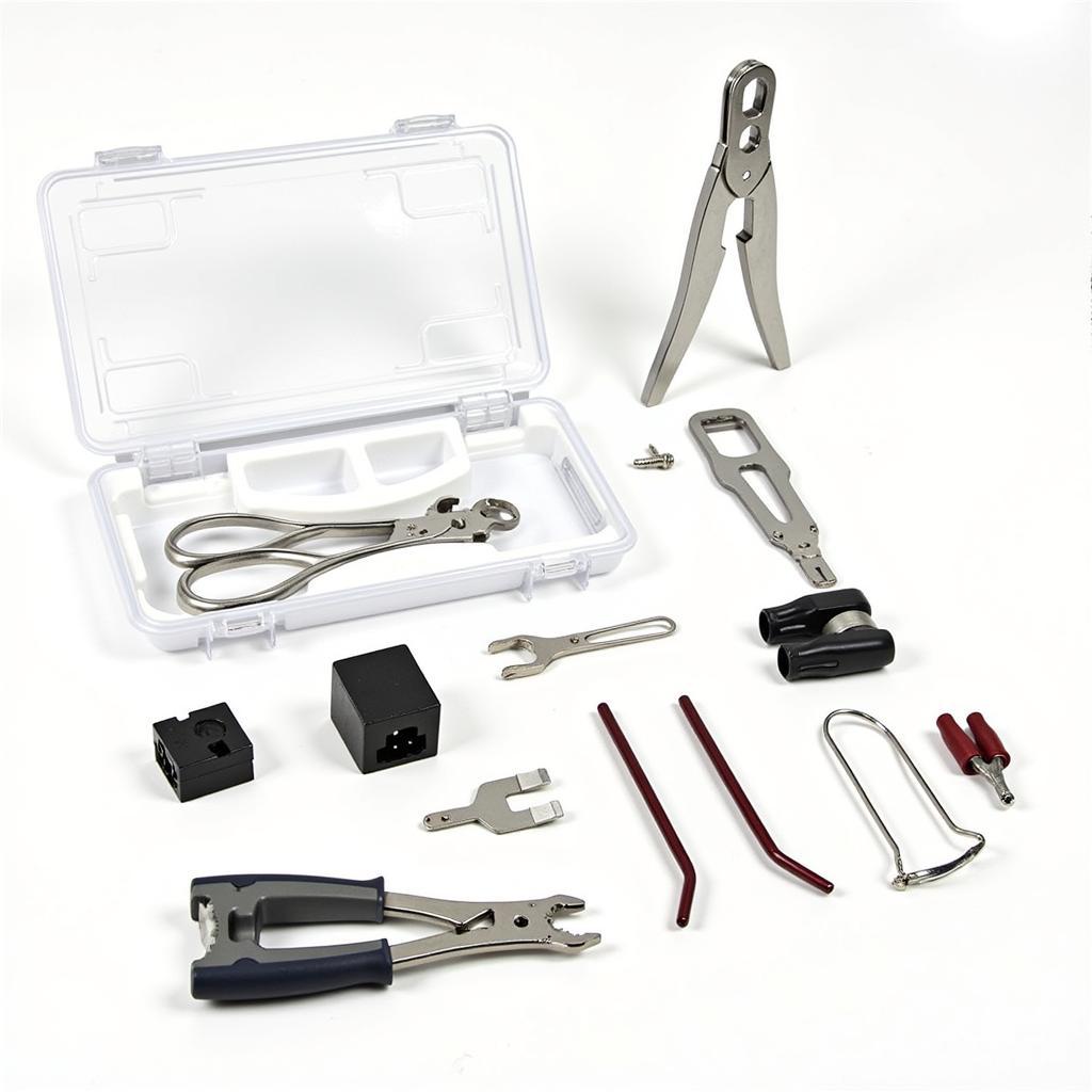 Car Wire Terminal Removal Tool Kit with Various Sizes and Shapes for Different Connectors