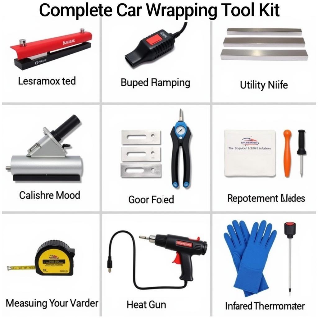 Essential Car Wrapping Tool Kit on eBay