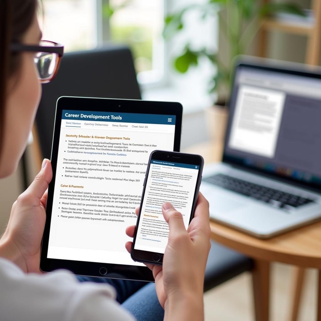 Access Career Development Tools on Your Devices