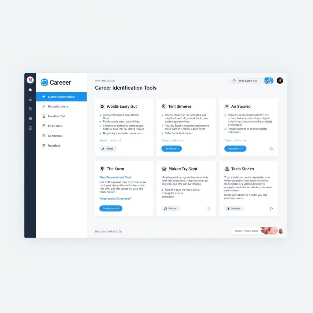 Career Identification Tools Dashboard