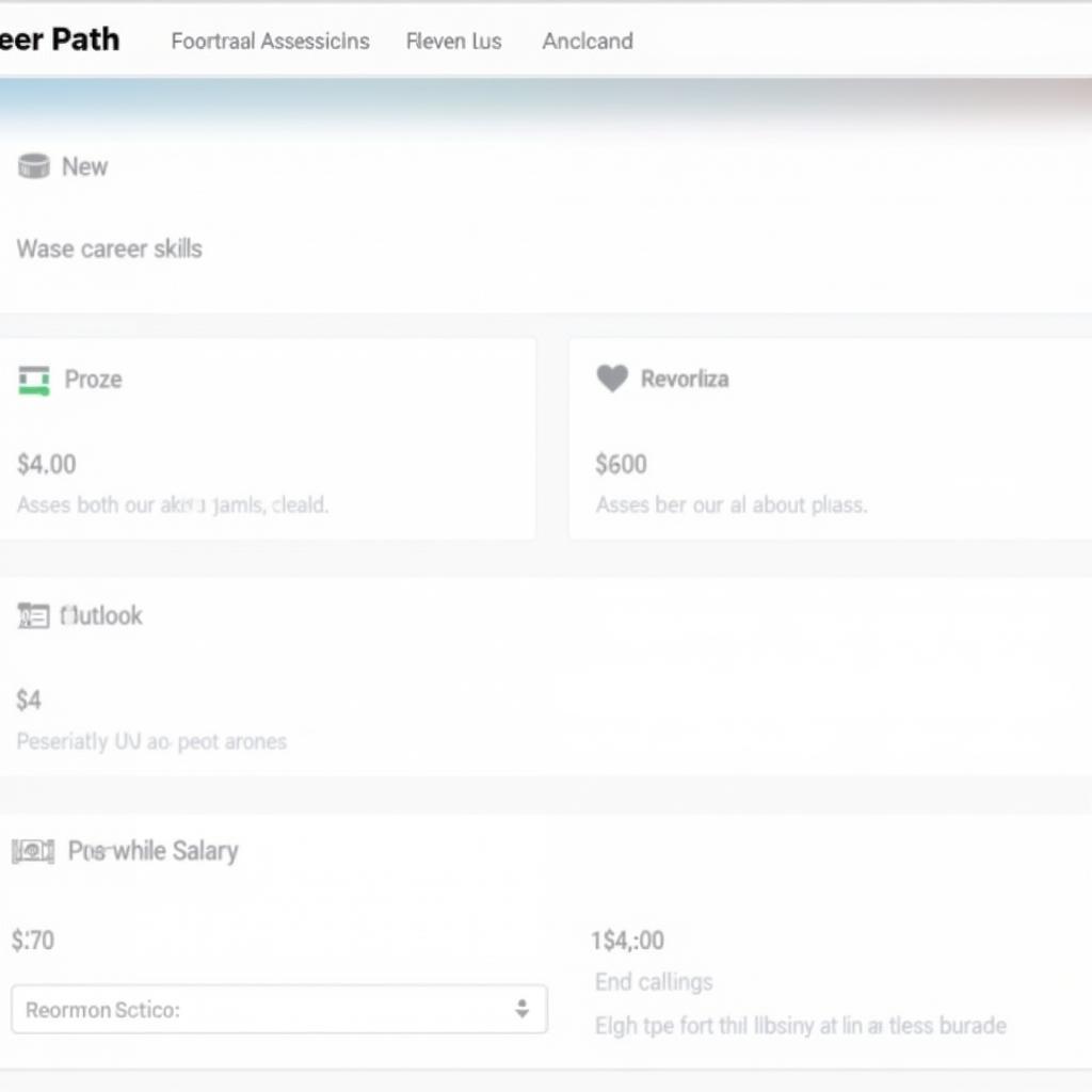 Career Path Tool Personalized Recommendations