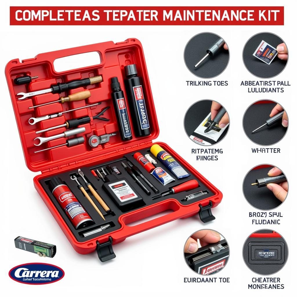 Complete Carrera Slot Car Maintenance Kit