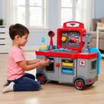 Cars 3 Mobile Tool Center Playset in Action