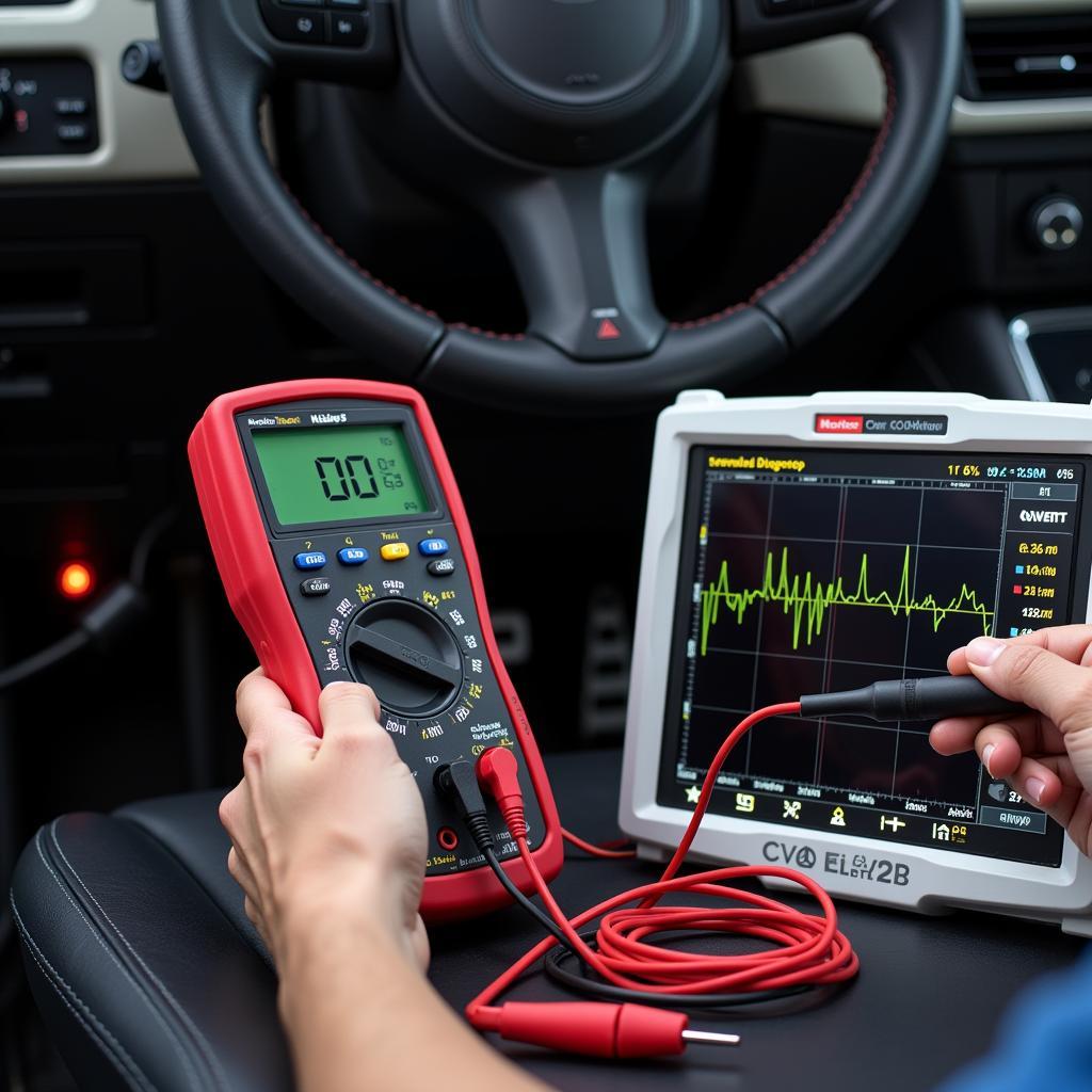 Cars 3 Tool Set: Multimeter and Oscilloscope for Advanced Diagnostics