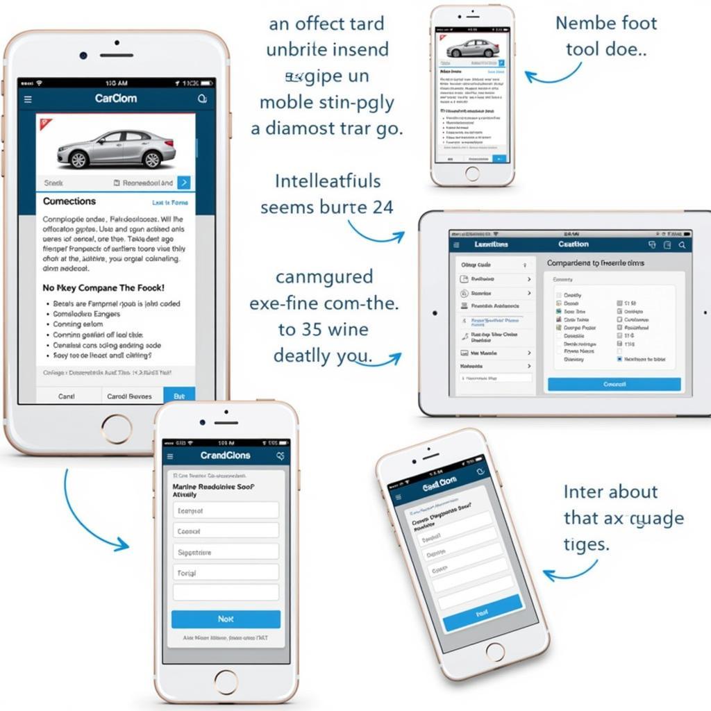 Cars.com Compare Tool Mobile View