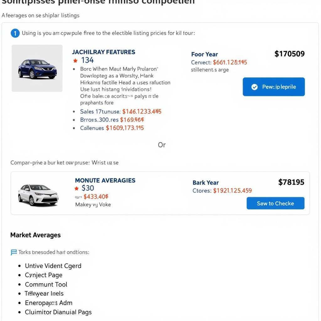 Cars.com Price Comparison Tool in Action