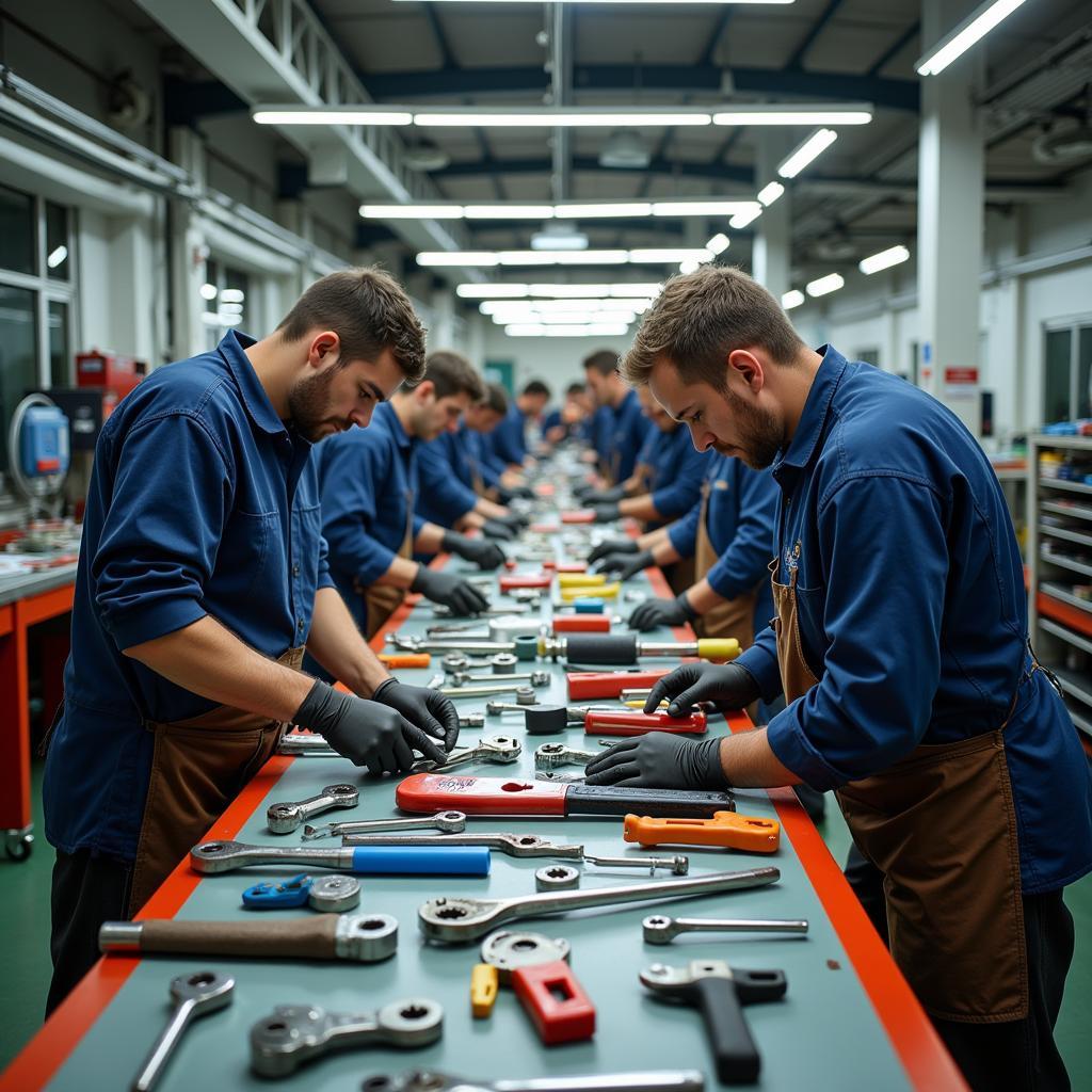 Cars Repair Tool Factory Production Line