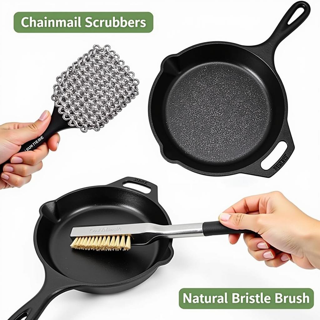 Essential Cast Iron Skillet Cleaning Tools