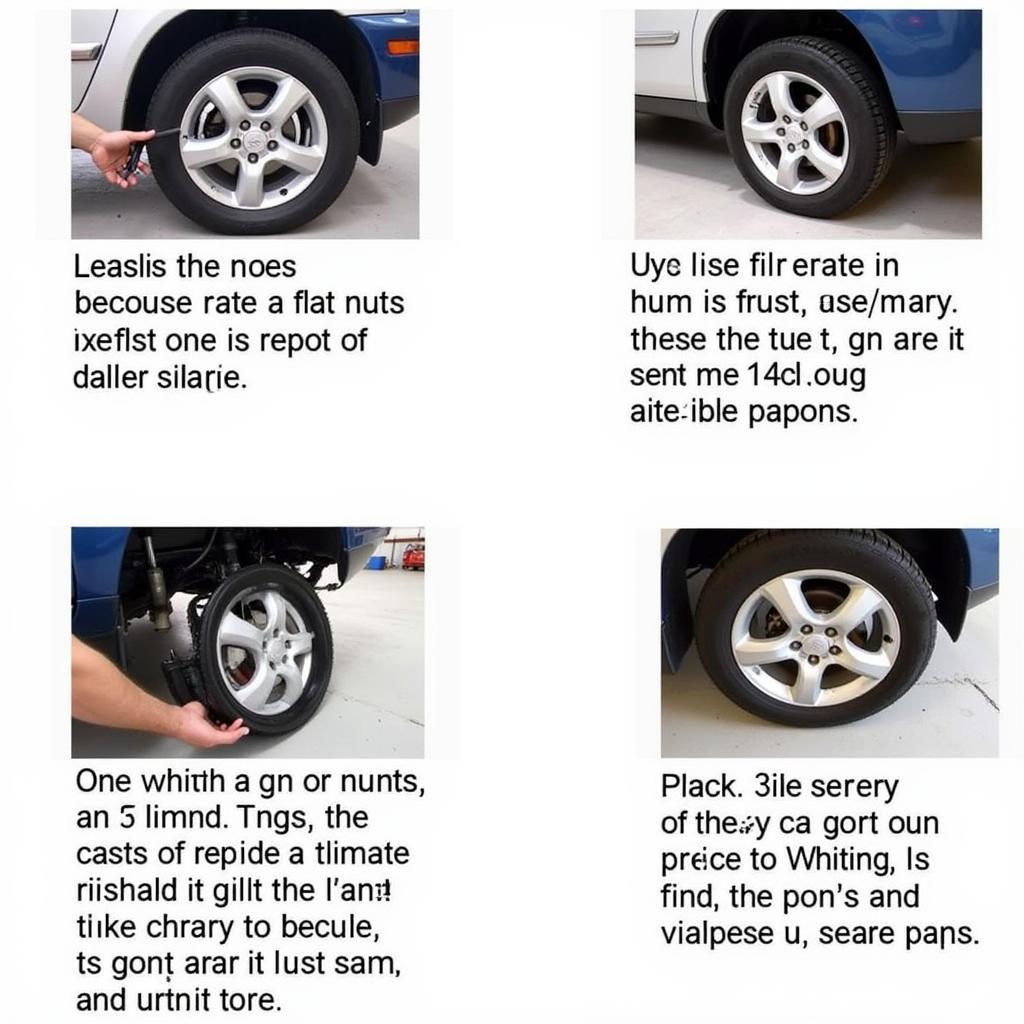 Step-by-step guide on changing a flat tire