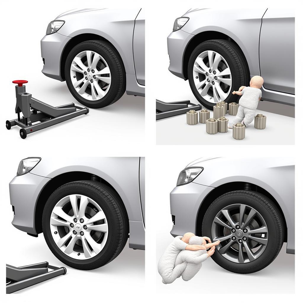 Steps for Changing a Car Tire Safely