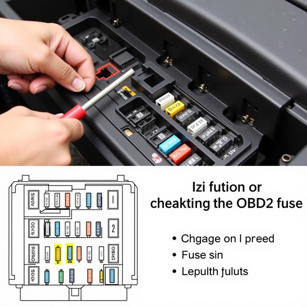 Checking the Car Fuse Box for a Blown OBD2 Fuse