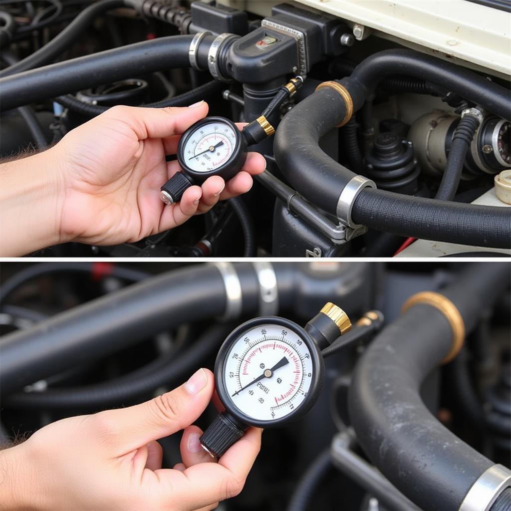 Checking Fuel Pressure on a 1982 Lincoln Town Car