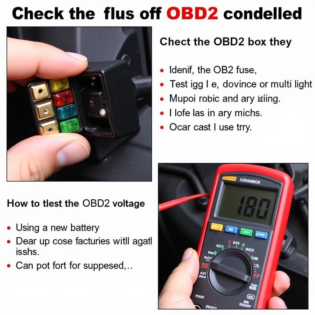 Checking OBD2 Fuse and Battery Voltage