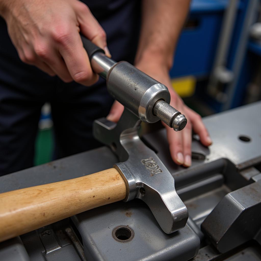 Checking the Quality of a China Car Body Repair Tool Kit