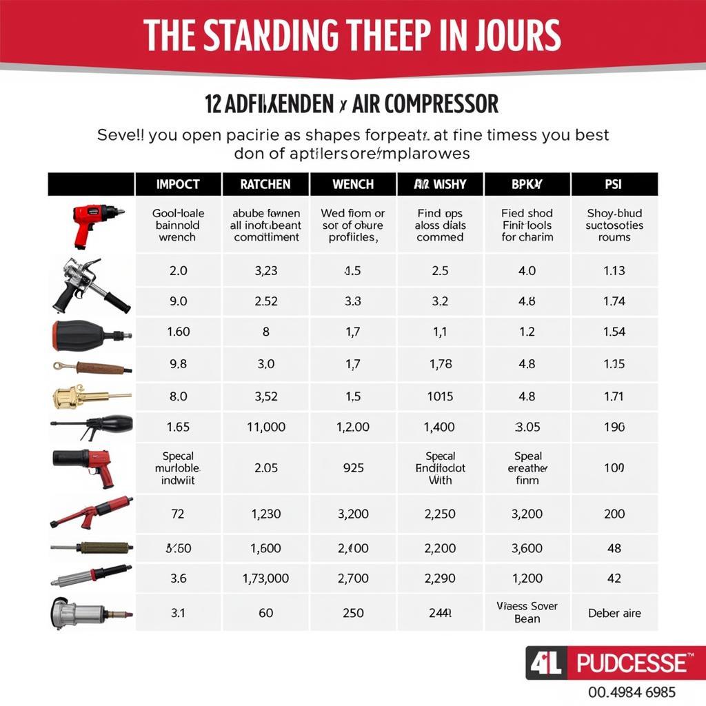 Choosing the Right Air Compressor Size Based on Tool Requirements