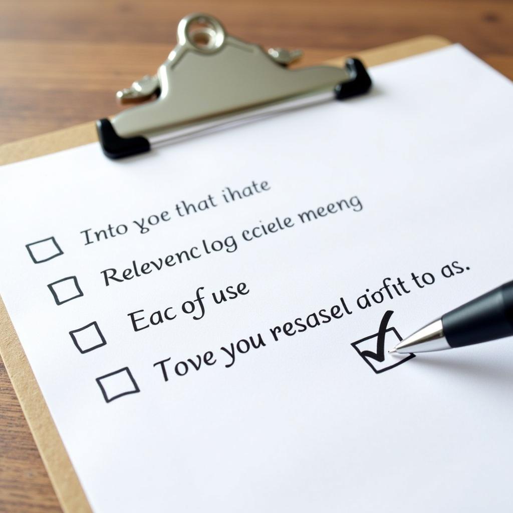 Checklist for Choosing Home Care Assessment Tools