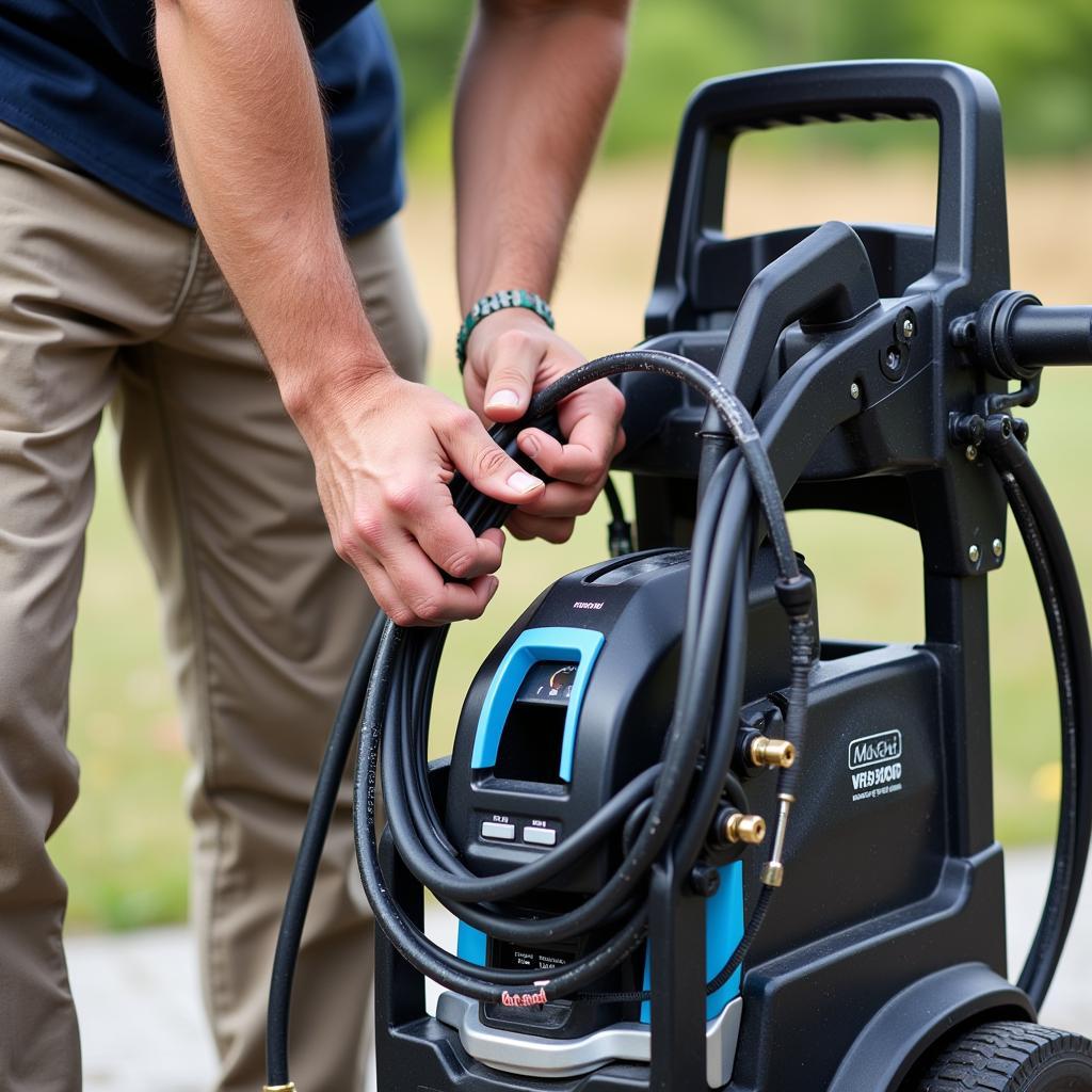 Cleaning and Maintaining a Pressure Washer