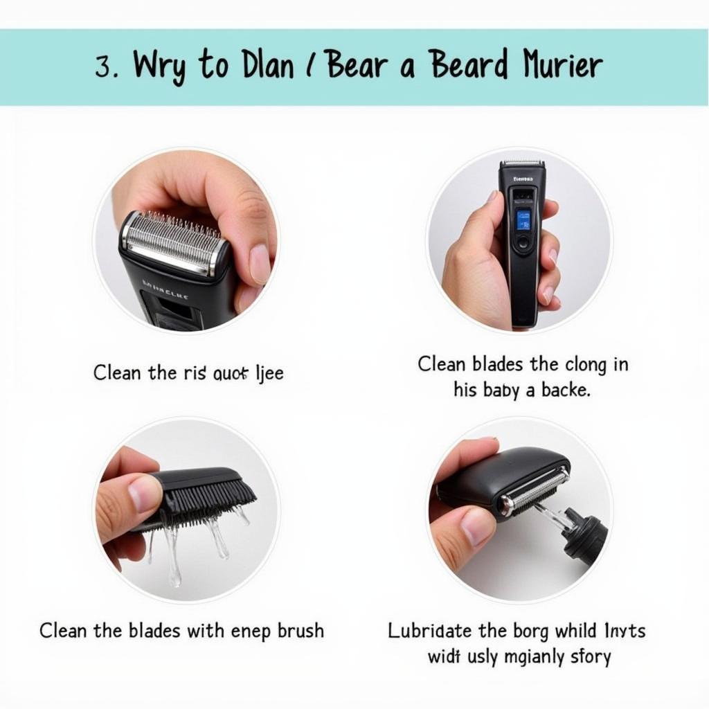 Cleaning a Beard Trimmer