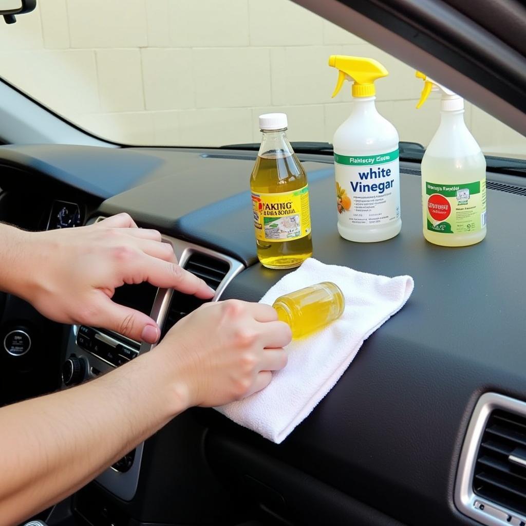 Cleaning Car Interior with Household Items