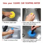 Cleaning Car Wax Applicators