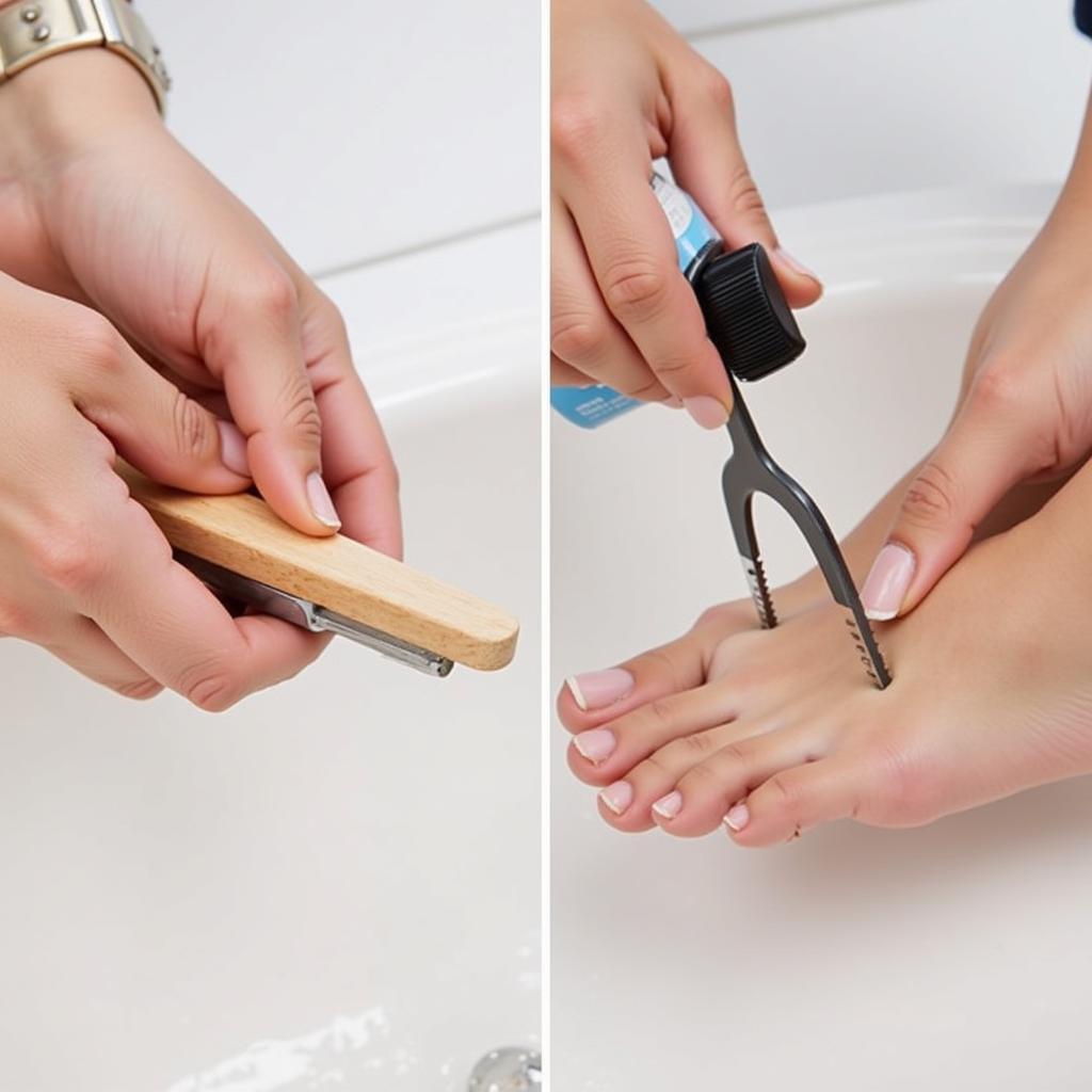 Cleaning and Disinfecting Foot Care Tools