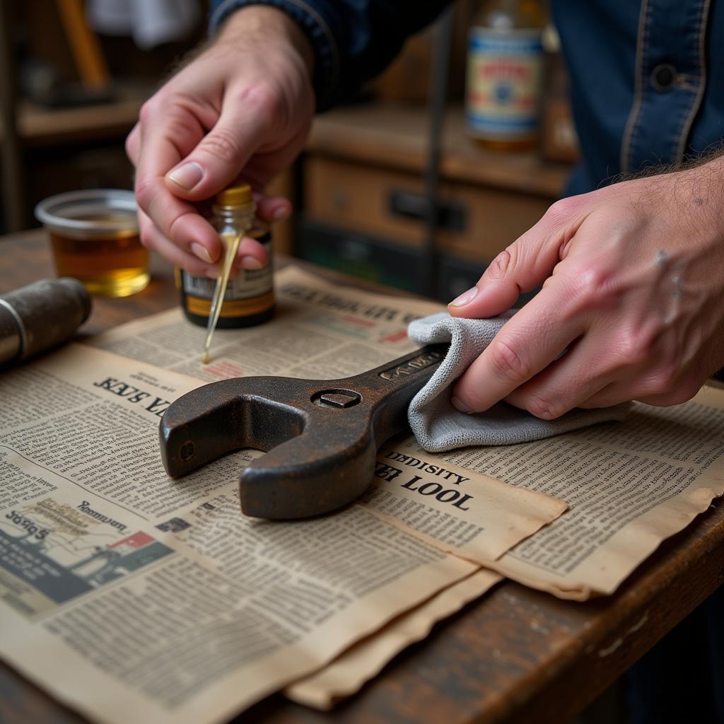 Cleaning and Maintaining Vintage Tools