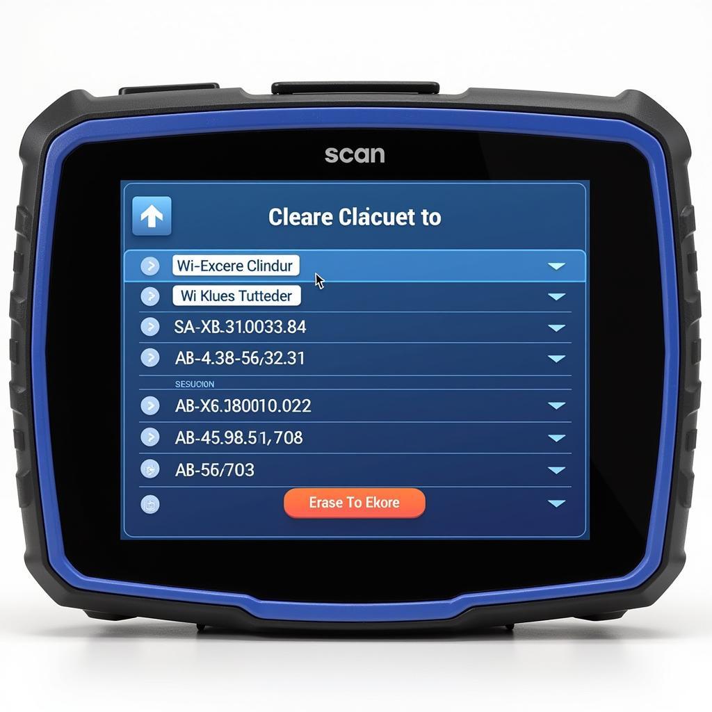 Clearing DTC Codes on a Scan Tool