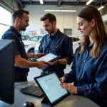 Client Care Tools in an Automotive Shop