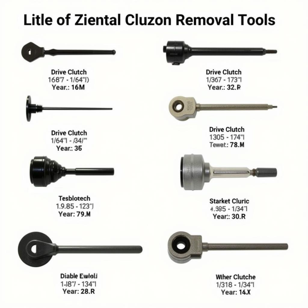 Different Types of Club Car Clutch Removal Tools